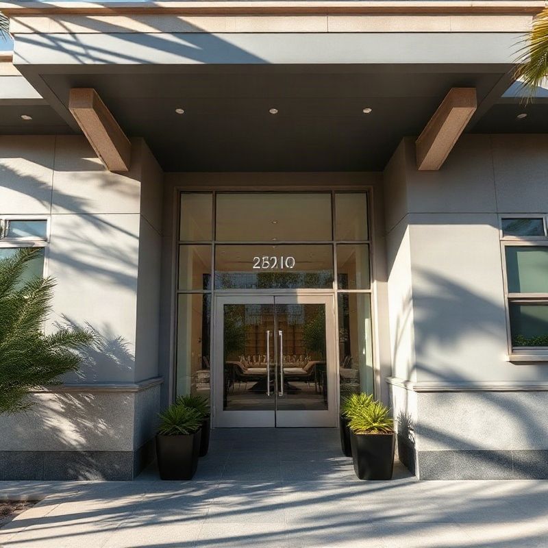 Porto Alegre commercial building entrance